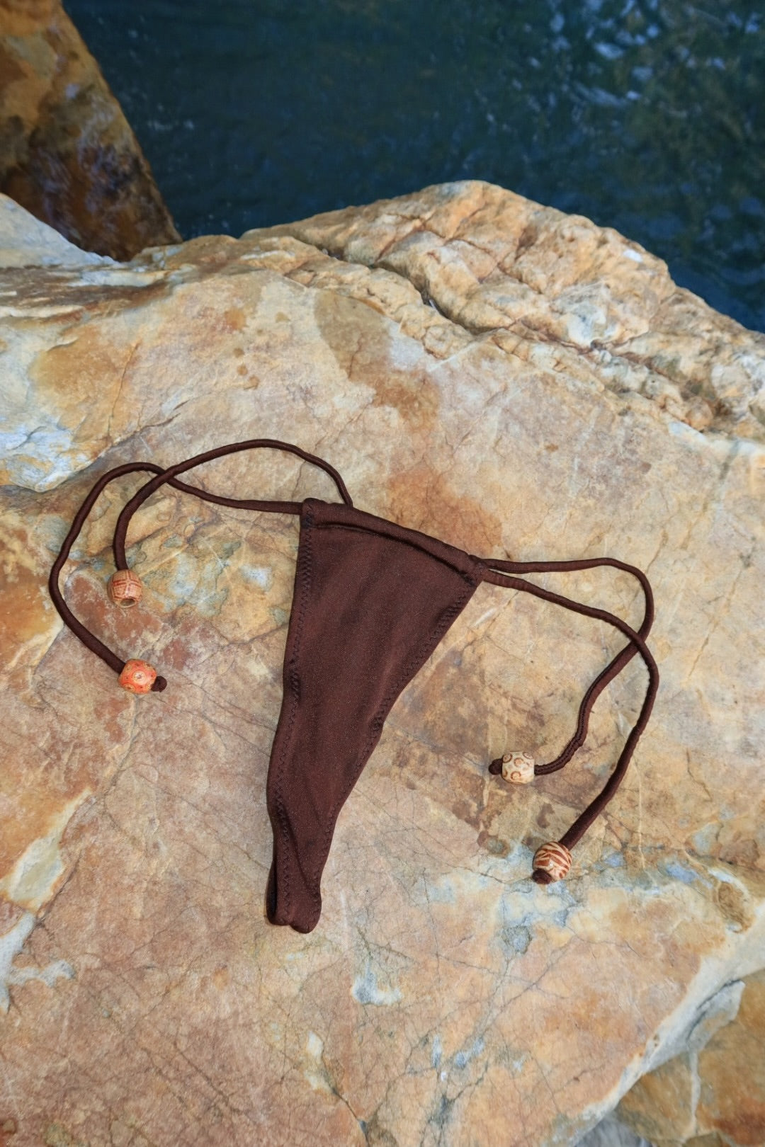 brown beaded bottoms